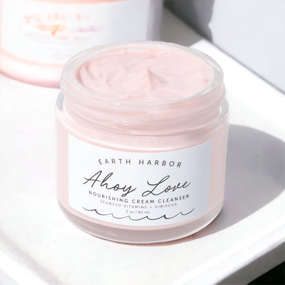 AHOY LOVE Nourishing Cream Cleanser with Seaweed Vitamins and Hibiscus