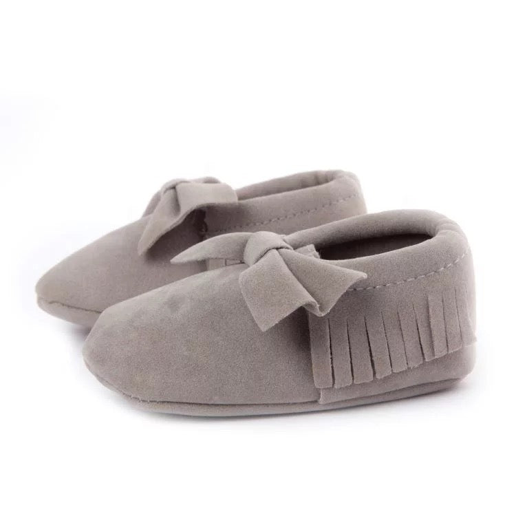 Buy High quality Trendy baby moccasins / Suede with fringe adorable moccasin - Baby and Sunshine