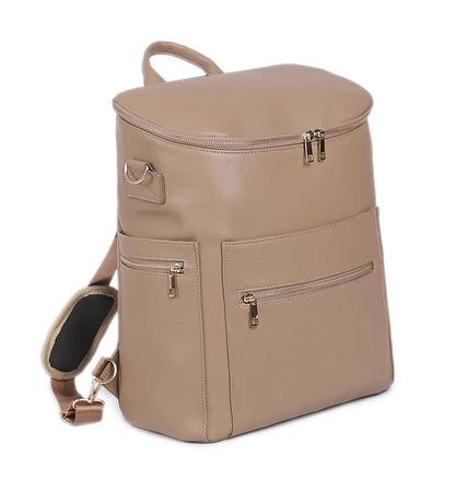 The Orchid Diaper Backpack Bundle - Luxury Vegan Leather Diaper Bag Backpack Set