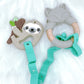 Fox and Sloth Teether Chew Toy Bundle - 3 piece set