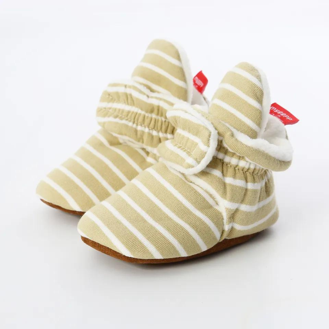 Velcro baby booties / Soft sole infant bootie shoe